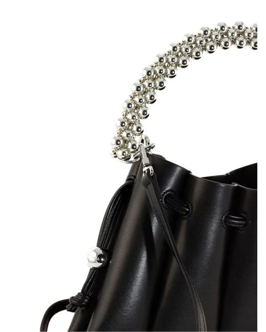 THEMOIRÈ ビーズハンドル ショルダーバッグ Black
