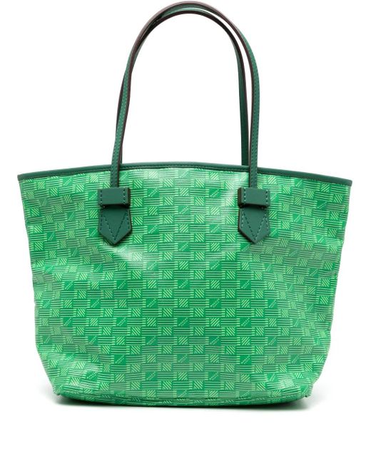 Sac Cabas Saint Tropez En Cuir Moreau en coloris Green