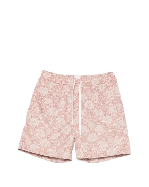 Bañador Estampado Eleventy de hombre de color Pink
