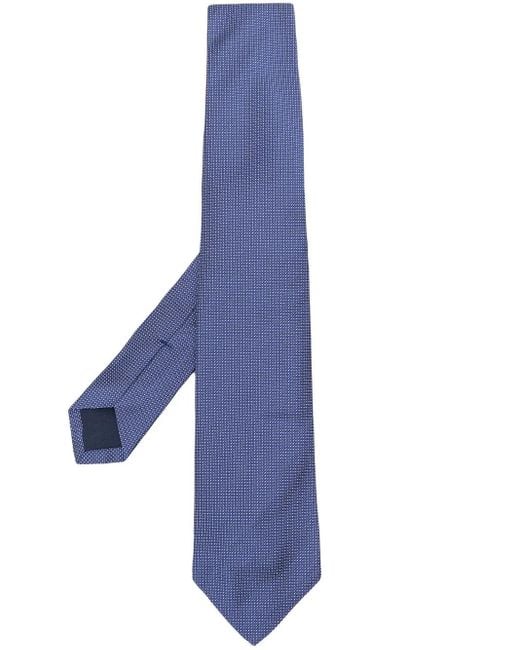 Polo Ralph Lauren Purple Polka Dot Embroidered Silk Tie for men