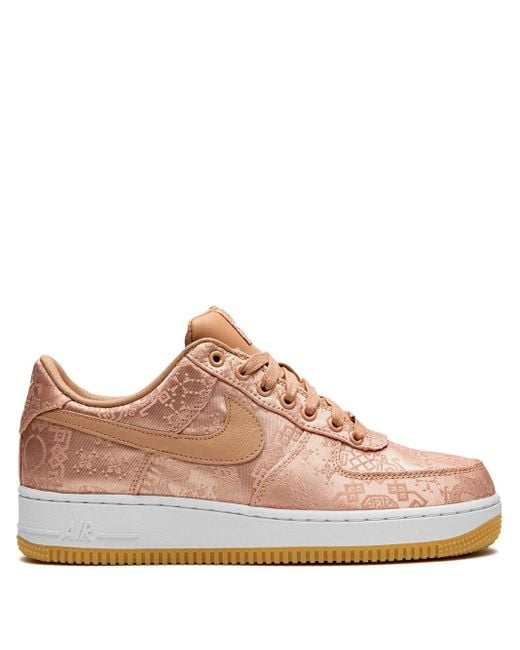 Nike Pink X Clot Air Force 1 Prm "Rose Silk" Sneakers