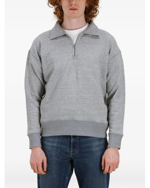 Fortela Gray Idaho Long-Sleeves Polo Shirt for men