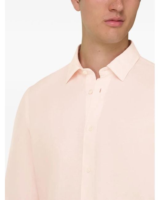 Boggi Pink Regular-Fit Shirt for men