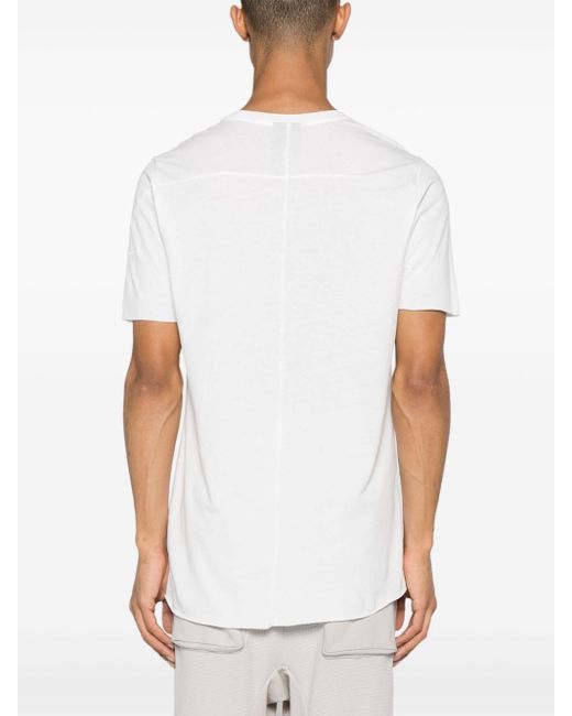 Thom Krom White Panelled Cotton T-shirt for men