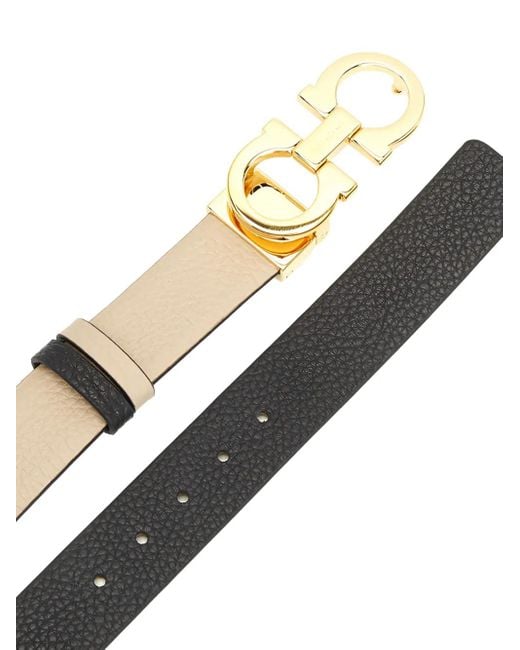 Ferragamo Multicolor Gancini Reversible Belt