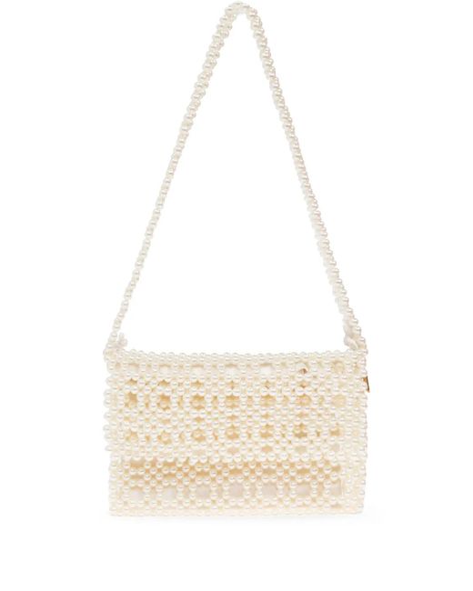 By Malene Birger White Chaklo Schultertasche