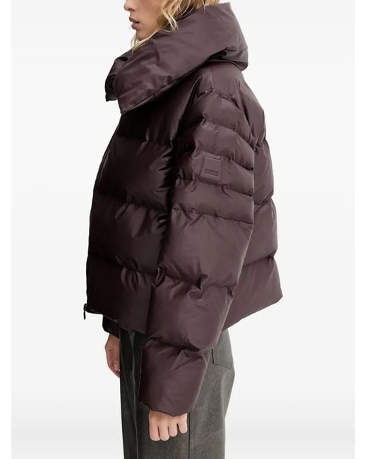 Rains Black Alta Vision Puffer Jacket