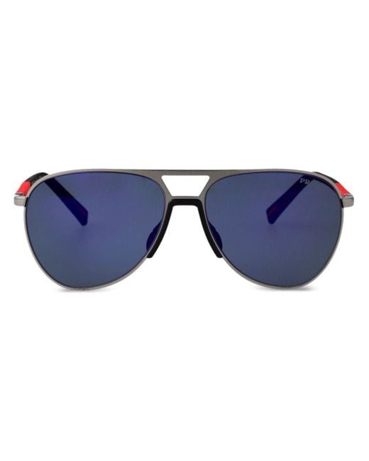 Prada Linea Rossa Blue Ps 53Zs Sunglasses for men