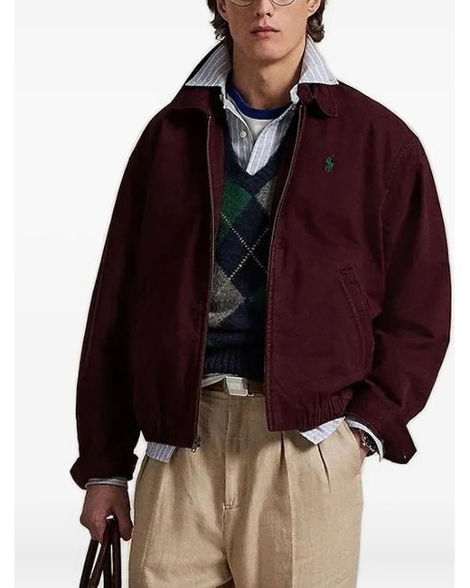 Polo Ralph Lauren Brown Elasticated-Waist Jacket for men