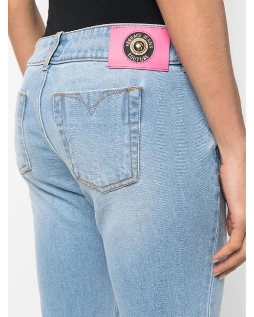 Versace Jeans Couture Blue Flared Denim Jeans