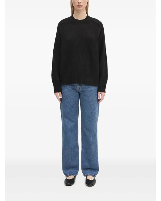A.P.C. Naomie ラウンドネック ウールセーター Black
