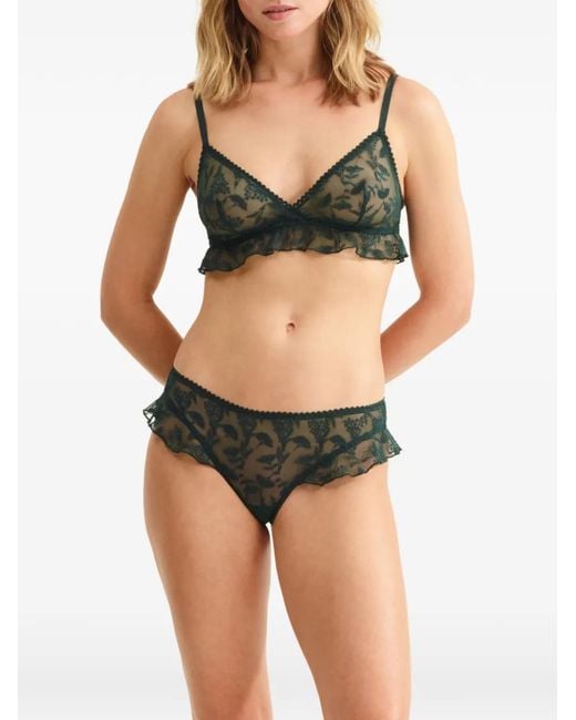 Eres Gray Clochette Wireless Triangle Bra