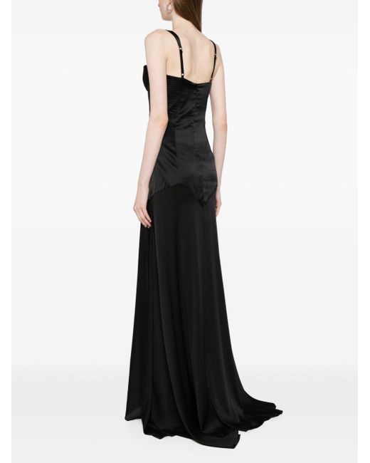 Kiki de Montparnasse Black Le Bang Silk Gown
