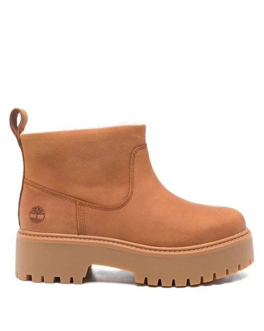 Timberland Brown Bottines À Plateforme 45 Mm