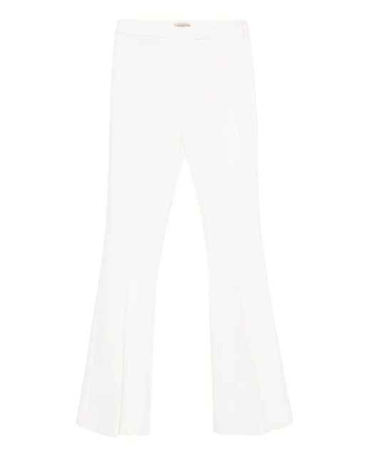 Blanca Vita White High-Waist-Hosen