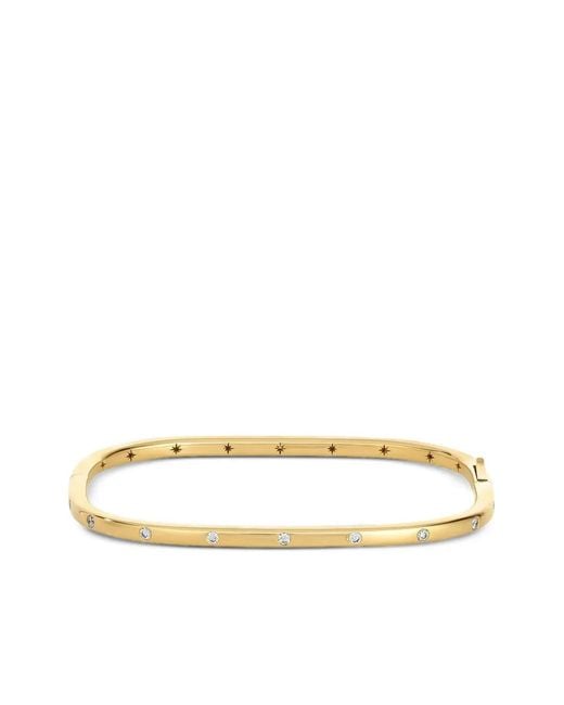 Moritz Glik Metallic 18K Diamond And Sapphire Stacking Bracelet