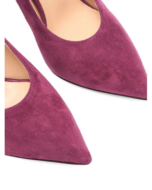 Casadei Purple 100Mm Blade Aurora Pumps