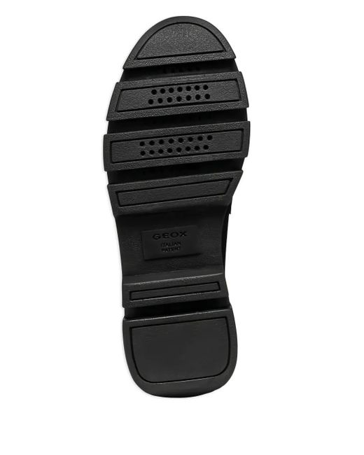 Geox Hilde Loafers Met Plateauzool En Penny Band in het Black