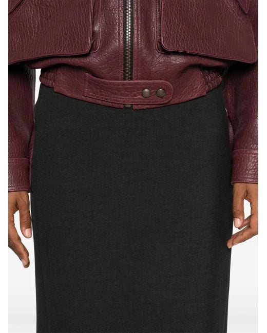 Falda midi acampanada Peserico de color Black