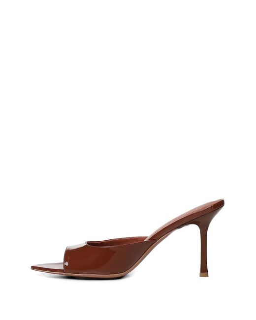 Giuliano Galiano Brown Connie Peep-Toe Sandals