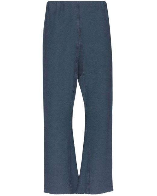 Maison Margiela Blue Wide-leg Cotton Track Pants for men