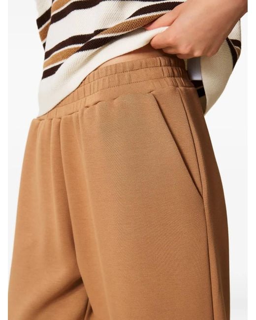 Pantalon Scuba À Poches Latérales Twinset en coloris Brown