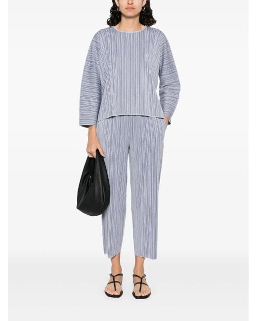 Issey Miyake Blue A-Poc Shell Top