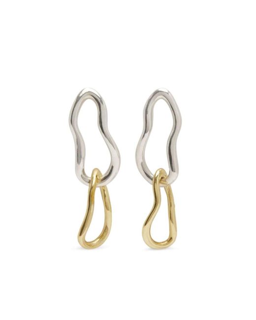 Rachel Gilbert Metallic Zodiac Two-tone Drop Earrings