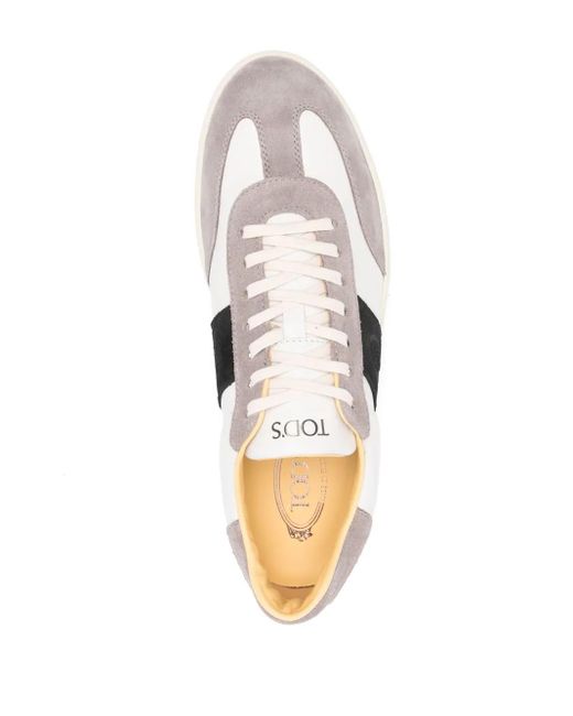 Tod's White Tabs Leather Sneakers for men