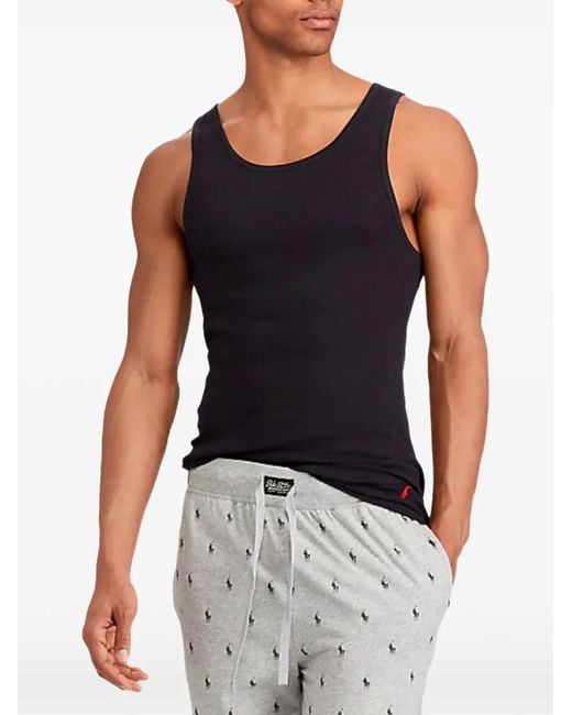 Polo Ralph Lauren Blue Classic Tank Top for men