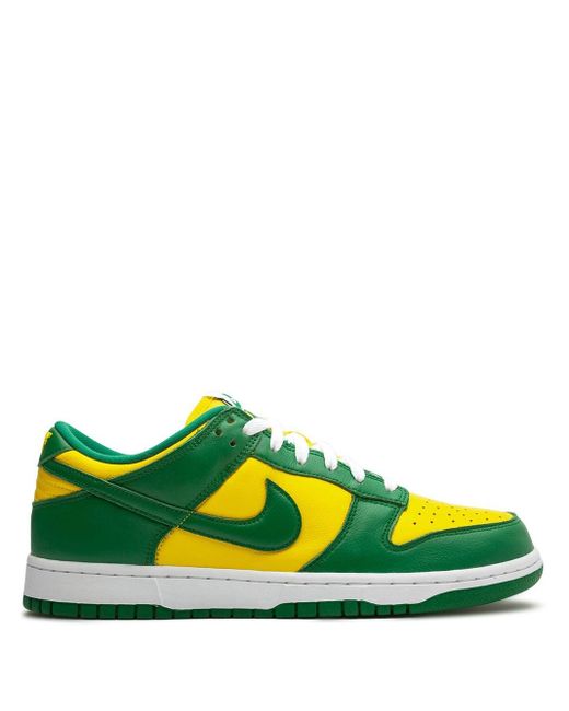 Nike Dunk Low "brazil" Sneakers in Green for Men | Lyst Canada