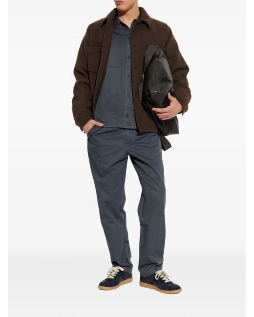 Samsøe & Samsøe Brown Oversized Shirt Jacket for men