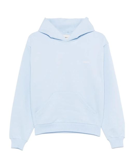 Coperni Blue Logo-Print Hoodie