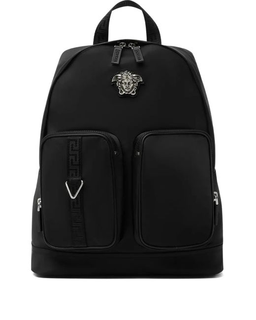 メンズ Versace ラ メドゥーサ バックパック Black