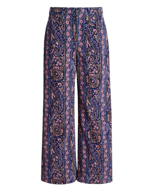 Pantalon Betsey À Motif Cachemire Cinq À Sept en coloris Blue