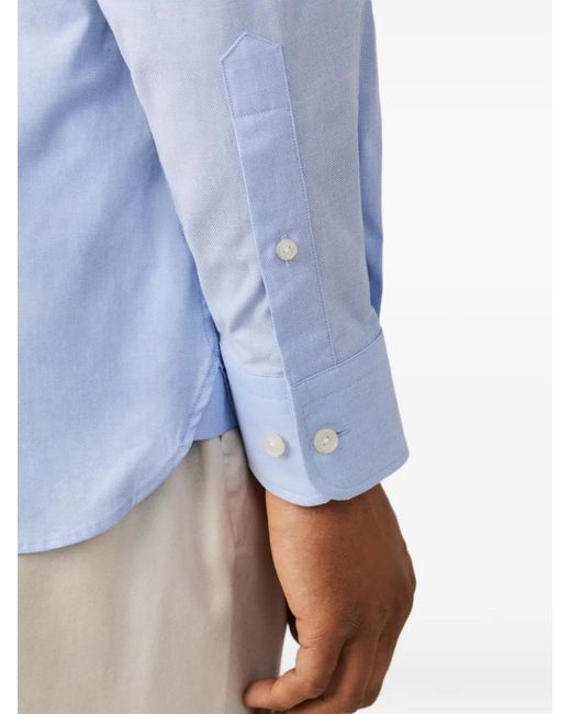 Hackett Blue Chemise En Coton for men
