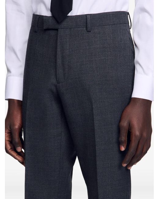 Sandro Straight Pantalon in het Gray voor heren