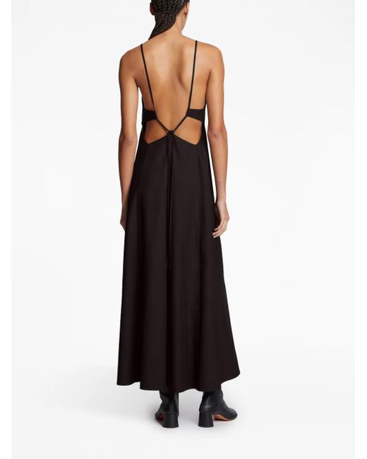Proenza Schouler Blue Cut-Out Detailing Sleeveless Dress