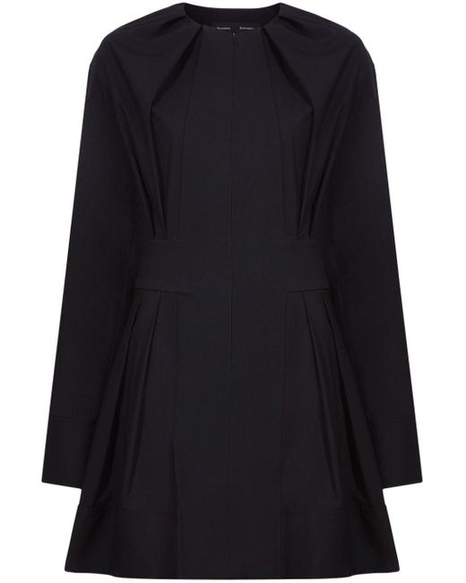 Robe stretch à coupe courte Proenza Schouler en coloris Black