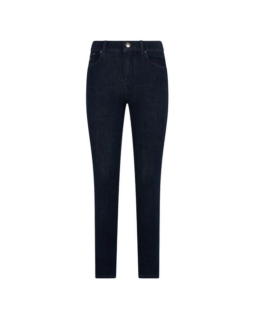 Moorer Blue Five-Pocket Jeans