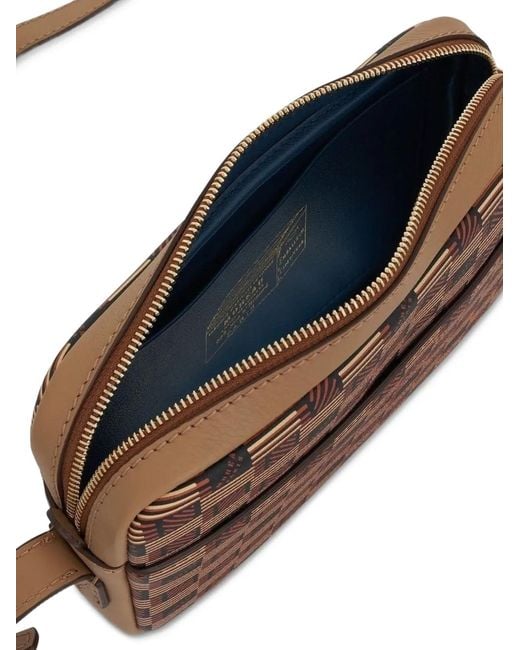 Moreau Brown Savoie 24 Pm Monogram-Pattern Shoulder Bag