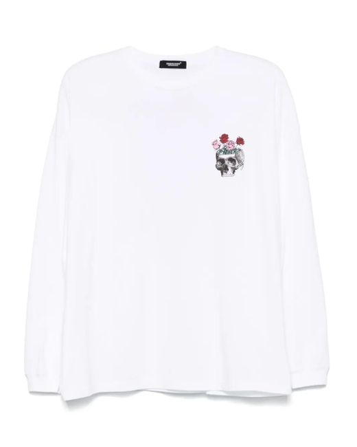 Undercover White Logo-Print T-Shirt