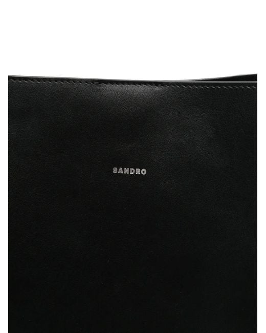 Borsa Messenger di Sandro in Black da Uomo