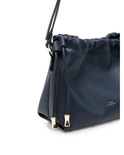 A.P.C. White Mini Ninon Shoulder Bag