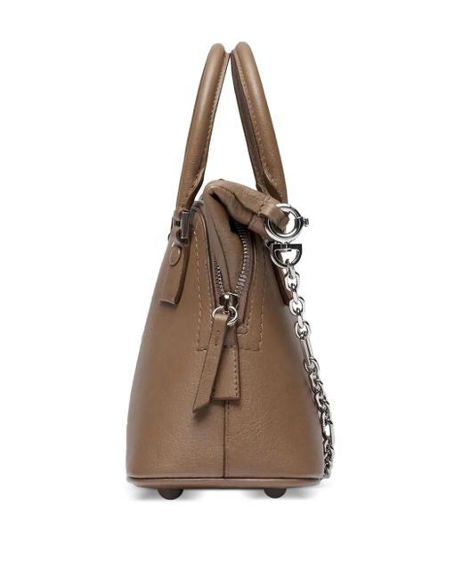 Maison Margiela 5Ac Mini-Schoudertas Met Kettingdetail in het Metallic voor heren