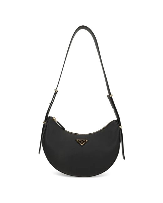 Borsa A Spalla Arqué di Prada in Black