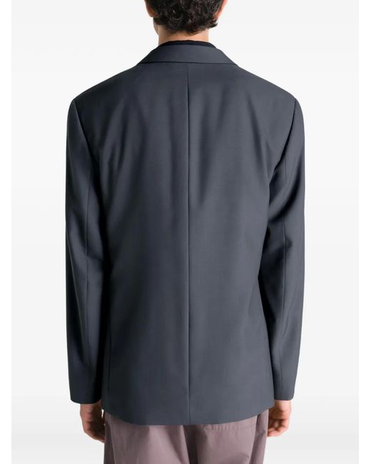 Lemaire Gray Tailored Double-Breasted Jacket
