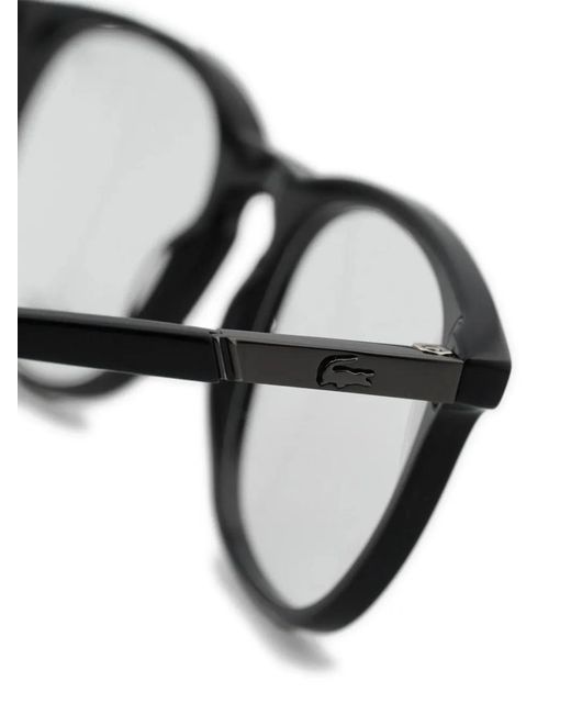 Lacoste Black Round-Frame Glasses