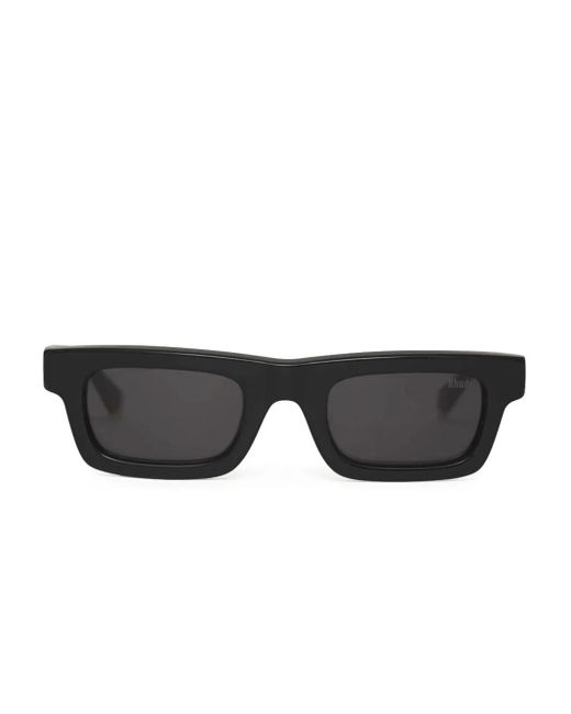 メンズ Rhude スクエアフレーム サングラス Black