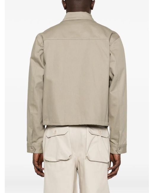 Reese Cooper Natural Herringbone Jacket for men